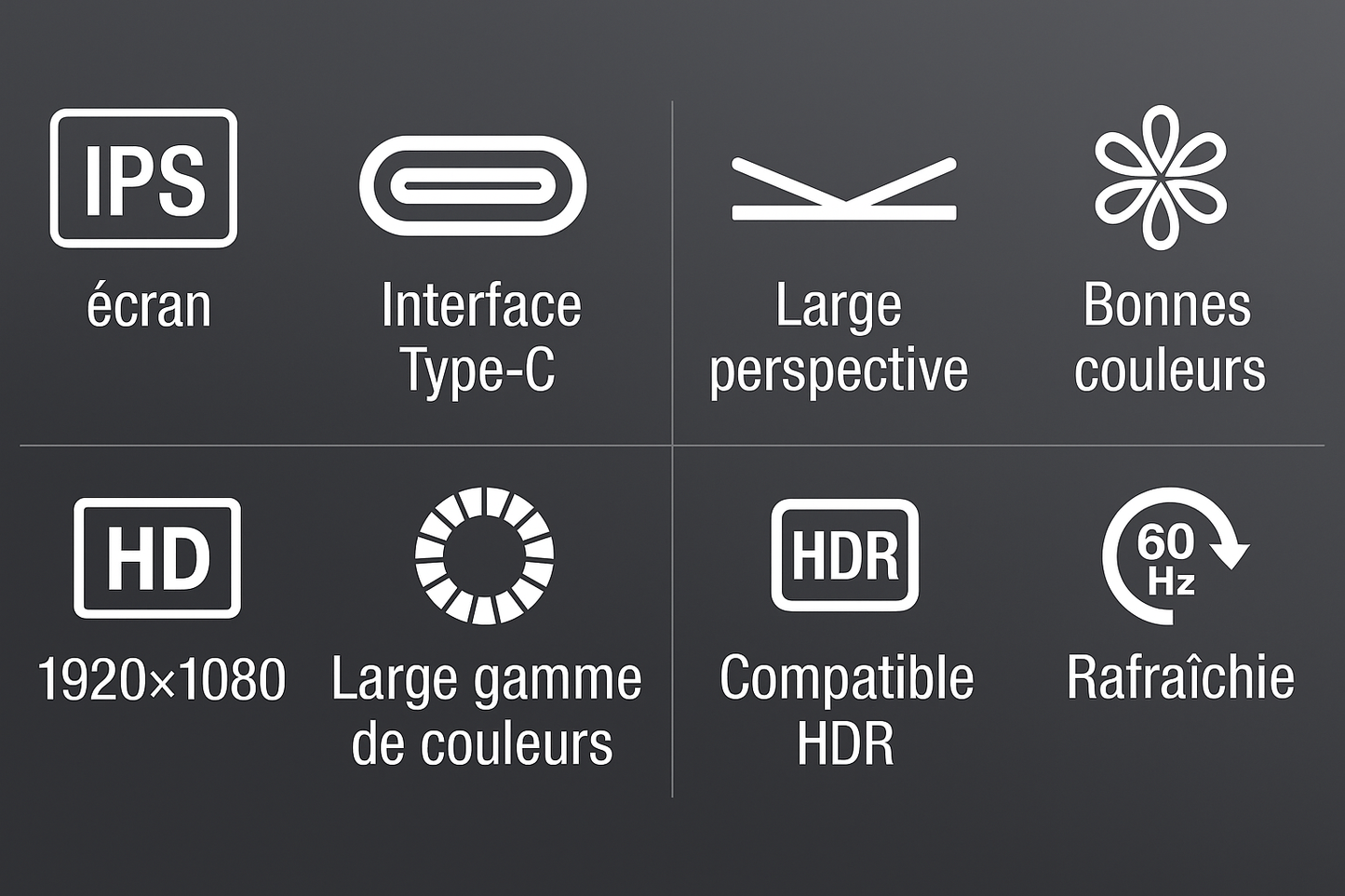 Écran Tactile Portable Anmite 15,6" – Full HD 1080P, HDR, Faible Lumière Bleue
