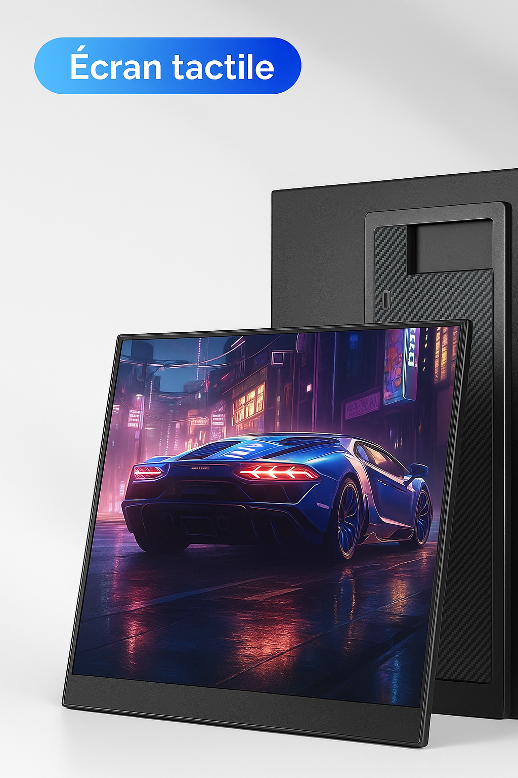 Écran Tactile Portable Anmite 15,6" – Full HD 1080P, HDR, Faible Lumière Bleue