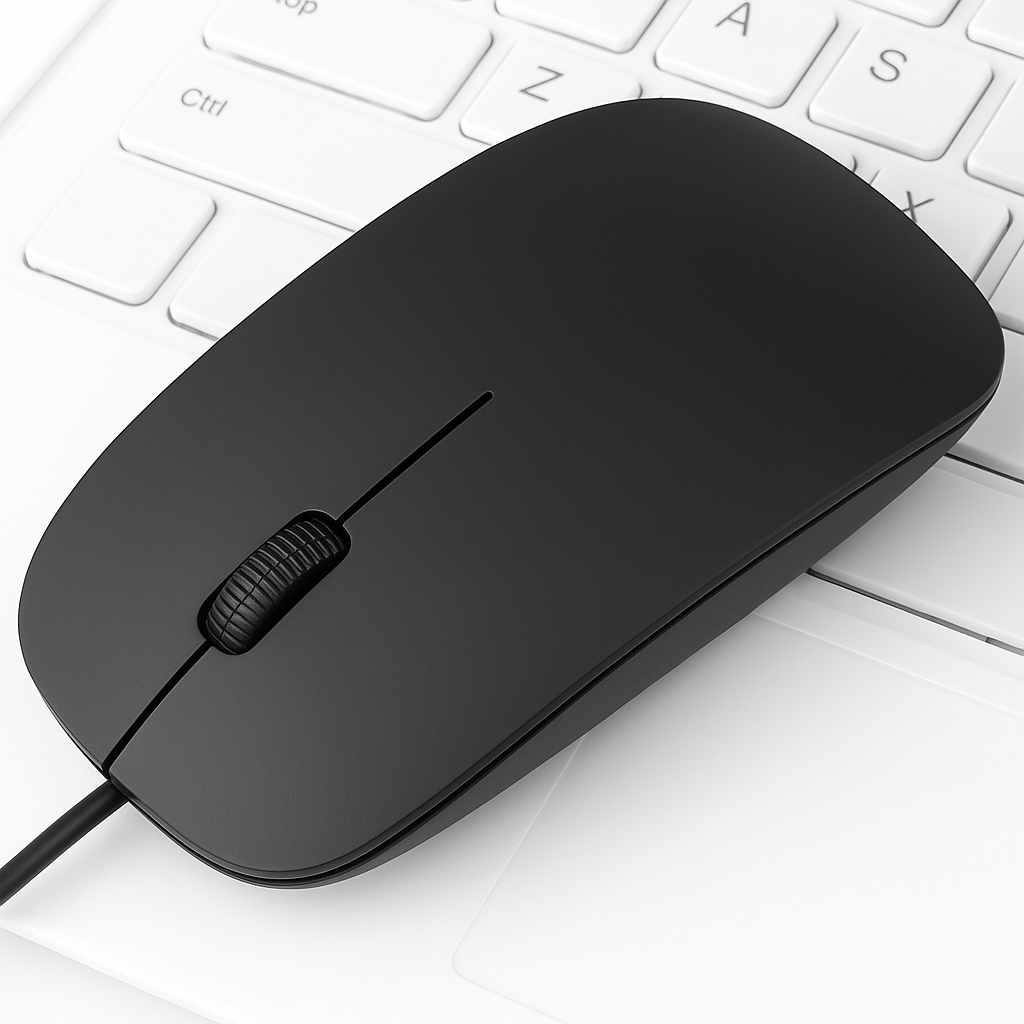 Souris Filaire 2.4 GHz Ultra-Mince – Confort et Précision au Quotidien