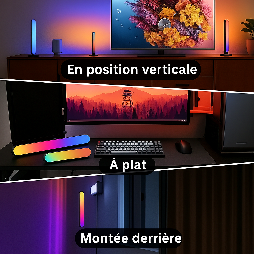 Barre lumineuse LED-USB-RGB