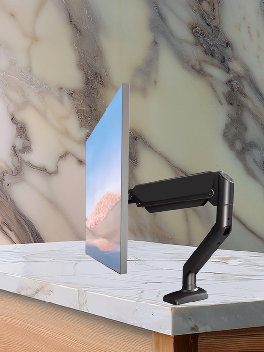 Support d'Écran Réglable pour Moniteur PC (17-32") – Montage par Pince ou Œillet