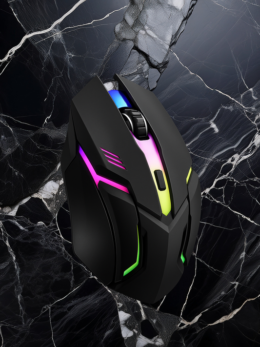 Souris de Jeu Ergonomique avec Rétroéclairage et DPI Réglable